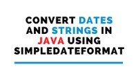 Java String to Date and Date to String